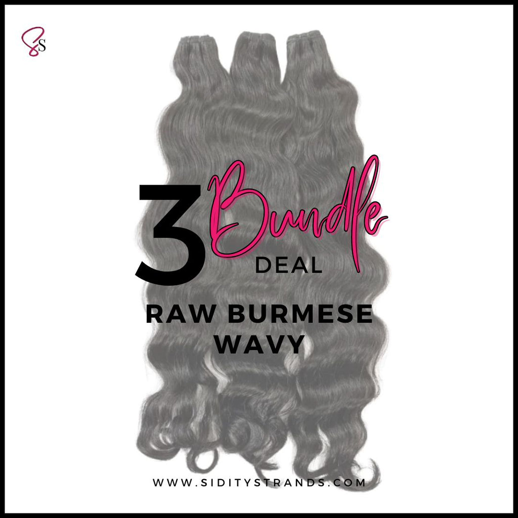 3 Bundle Deal | Raw Burmese Wavy