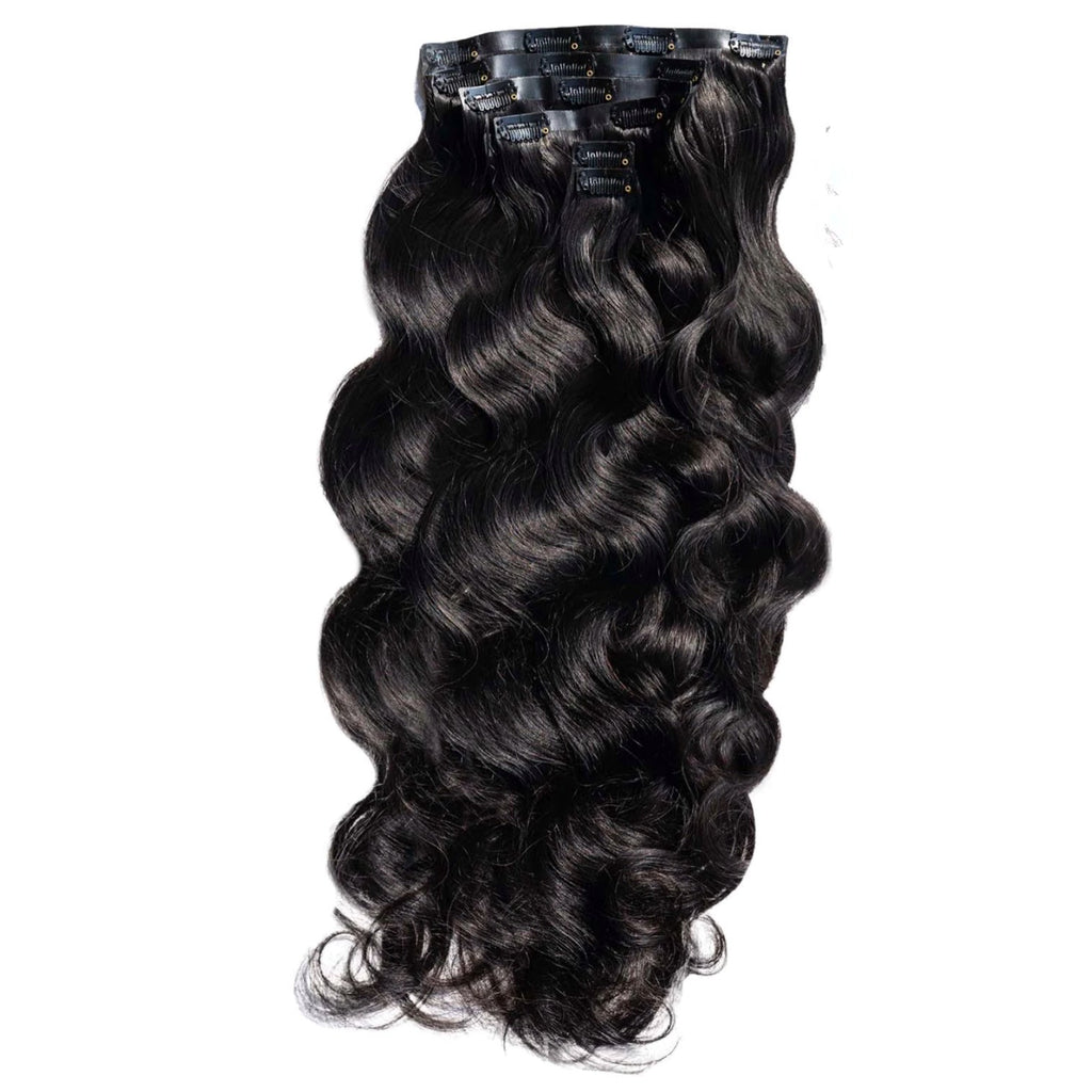 READY TO SHIP | SEAMLESS BODY WAVE CLIP INS | 1B