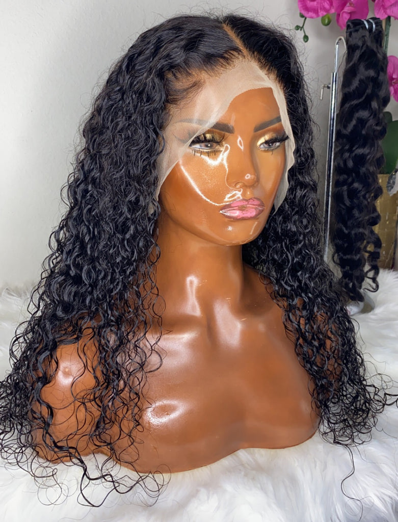 VIRGIN DEEP CURLY | LACE FRONT WIG